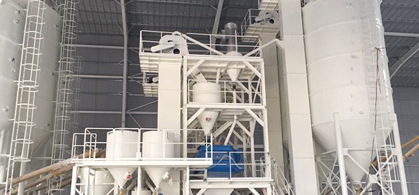 Demanda del cliente: Línea de producción de mortero 