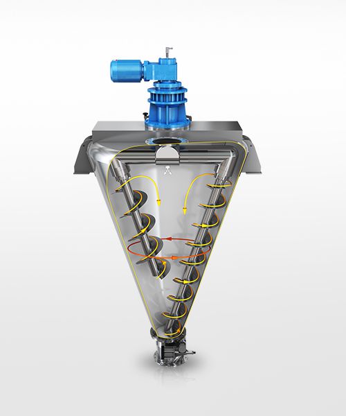 Mezclador de tornillo cónico