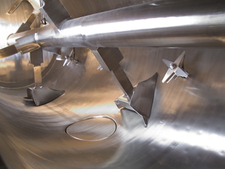 Agitador: mezclador de paletas de doble eje y arado