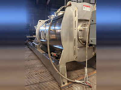 Entrega de un mezclador de arado para un importante fabricante de alimentos en Jordania